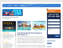 Tablet Screenshot of bellemeadpoolandspainstallation.com